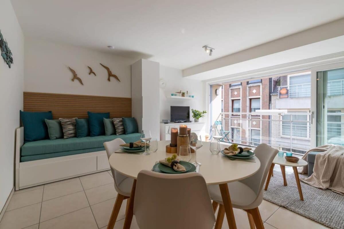 Apartmán 'Blue Sea' - Studio In Ostend With Private Parking Exteriér fotografie