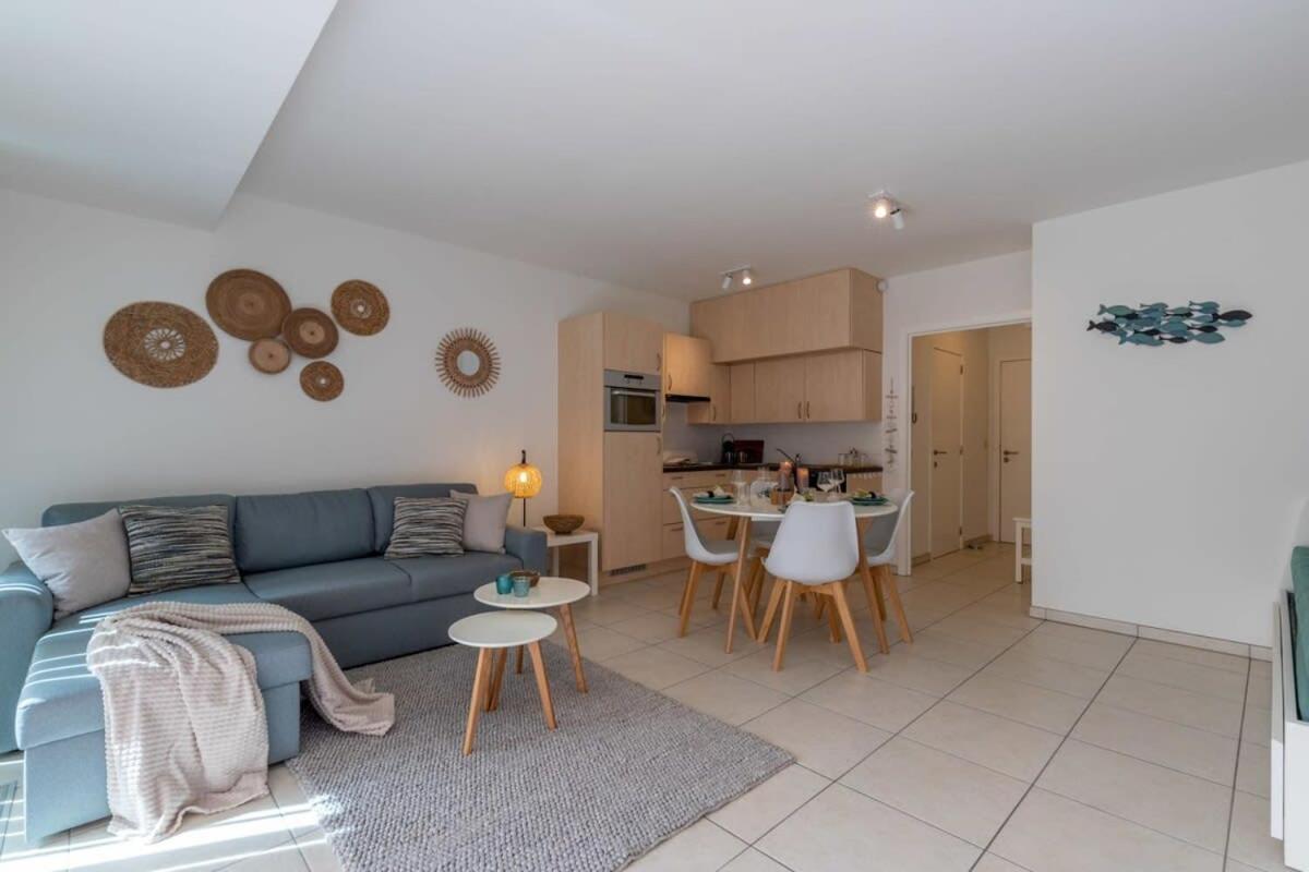 Apartmán 'Blue Sea' - Studio In Ostend With Private Parking Exteriér fotografie